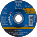 Combination disc E 125-1.9 PSF DUO SteelOX Pferd Duodisc