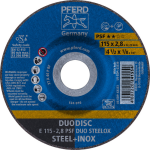 Combination disc E 115-2.8 PSF DUO SteelOX Pferd Duodisc