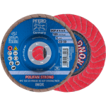 Conical flap disc PFC 125 CO-FREEZE 50 SGP STRONG Inox Pferd Polifan