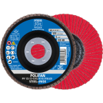 Straight flap disc PFF 125 CO-COOL 40 SG SteelOX Pferd Polifan