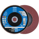 Conical flap disc PFC 180 A40 SG SteelOX Pferd Polifan