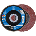 Conical flap disc PFC 115 A60 PSF SteelOX Pferd Polifan