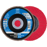 Conical flap disc PFC 125 CO-COOL 40 SG SteelOX Pferd Polifan