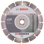 Diamond cutting disc Standard Concrete 230x22.23x2.3x10 mm Bosch 2.608.602.200