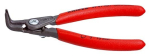 Sicherungsringzange 90° Außenring 130 mm, gew. Ø 3-10 mm, grau, gebogen Knipex 49 41 A01