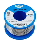 Soldeerdraad DIN EN 29453 Ø 3 mm, spoel van 500 g, vloeimiddel S-Pb60Sn40