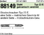 Stockschraube M 5x30 mm, verzinkt