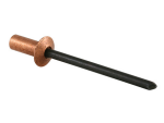 Sealing blind rivets, copper/steel FK 3.2x6.5 mm, clamping range 0.5-2.0 VVG, CERTO