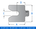 Shim set TMAS 125-020 0,20 mm - SKF MaPro