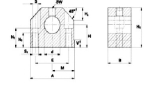 ALU shaft bracket 1057-020-00 (= LSNS 20)