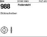 Stützscheibe DIN 988, blank SS 15x21x1,5 mm