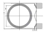 Kogellagerschijven KAS 16, 15,8 x 10,5 x 0,3 mm R4.EL5.625.634