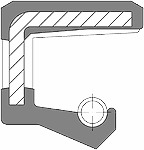 Wellendichtring 10x19x7 A NBR