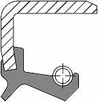 radial shaft seal 30x52x10 BS NBR