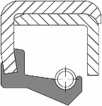 Wellendichtring 78x95x13 C NBR