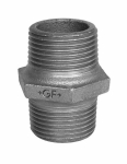 Dubbele nippel nr. 280 gegalvaniseerd A/A R 1/2" ISO/EN N8 Georg Fischer