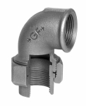 Elbow screw connection no. 96 galvanised I/I Rp 2" conical sealing ISO/EN UA11 Georg Fischer