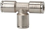 T-connector, metallica series SD6 Nickel-plated brass