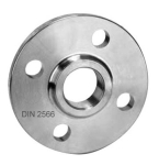 verz. Gewindeflansch DIN 2566 PN 10/16, 1/2 DN 15 Rst 37-2 D = 95 k = 65 mm