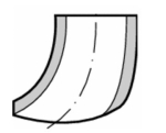 Einschweißbogen, DIN 2619 St 35.8/1 48,3 x 2,6 mm