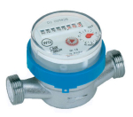 Vlakke watermeter warm ETW 1/2 QN 1,5 incl. certificering. 23602