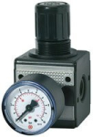 Drukregelaar multifix serie IG 1/4", DN6, 1600l/min, 0,5-10 bar BG1, incl. manometer