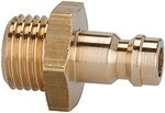 Einstecknippel NW5 AG 1/8" Messing blank