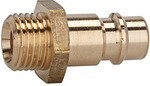 Einstecknippel NW7,2 AG 1/8" Messing blank