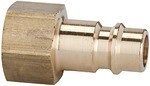 Plug-in nipple NW7.2 IG 3/8" Brass bright