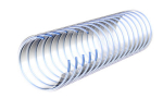 PU spiral hose with steel spiral 150 mm, light version -40° to +90°C