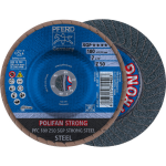 Conical flap disc PFC 180 Z50 SGP STRONG Steel Pferd Polifan