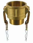 Koppelingshuls type B DN 100 AG 4" BSPT Kamlok, messing