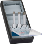 Diamond dry drill bit set 3-piece, 6 - 10 mm Bosch 2.608.587.145 Robust Line Easy Dry