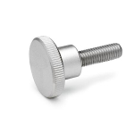 Knurled screw DIN 464-M6-20-NI Stainless steel 1.4305 high mould