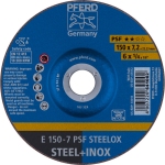 Schruppscheibe E 150-7 PSF SteelOX Pferd