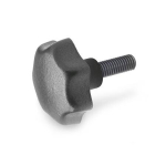 Star knob screw GN 6336.4-SG-40-M8-16 Cast iron GG