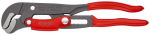 Pipe wrench S-jaw with quick adjustment 330 mm, 1", red/grey powder-coated Knipex 83 61 010