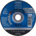 Roughing disc E 70-6 SG Steel/10 Pferd