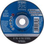 Roughing disc E 76-6 SG Steel/10 Pferd