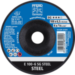 Roughing disc E 100-6 SG Steel/16 Pferd