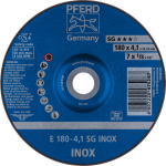 Roughing disc E 180-4.1 SG Inox Pferd