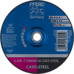 Roughing disc E 230-7 ZIRKON SG CAST+Steel Pferd