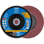 Conical flap disc PFC 180 A40 PSF SteelOX Pferd Polifan