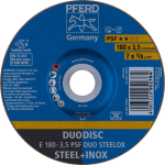 Combination disc E 180-3.5 PSF DUO SteelOX Pferd Duodisc