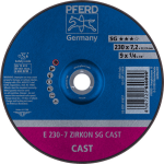 Roughing disc E 230-7 ZIRCON SG CAST Pferd