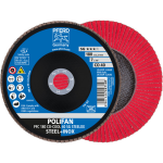 Conical flap disc PFC 180 CO-COOL 40 SG SteelOX Pferd Polifan