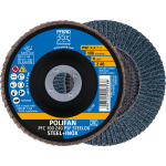 Conical flap disc PFC 100 Z40 PSF SteelOX/16 Pferd Polifan