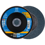 Conical flap disc PFC 150 Z40 PSF SteelOX Pferd Polifan