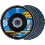 Conical flap disc PFC 100 Z80 PSF SteelOX/16 Pferd Polifan