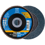 Conical flap disc PFC 100 Z120 PSF SteelOX/16 Pferd Polifan